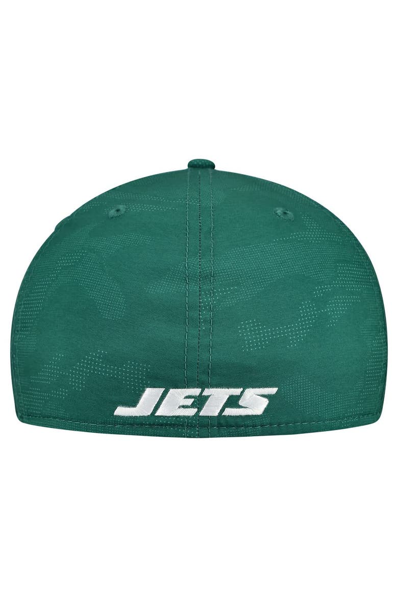 Men's New Era  Green New York Jets Tonal Camo 39THIRTY Stretch Fit Hat, Alternate, color, Green