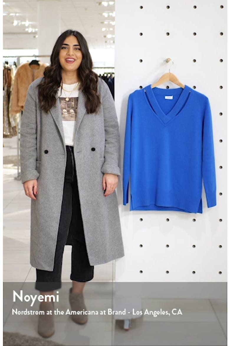 Luna Cutout Wool & Cashmere Sweater video