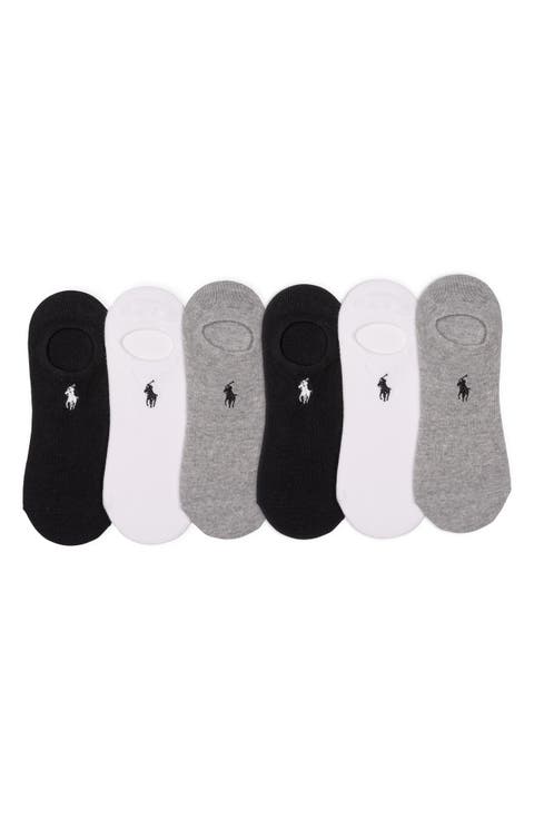 Assorted 6-Pack High Cut Liner Socks