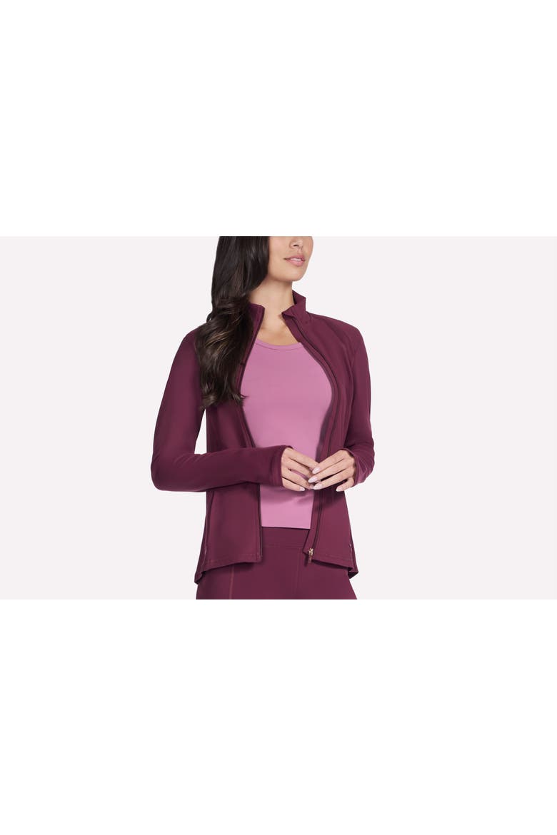 Go Walk Zip-Up Activewear Jacket, Alternate, color, FIG