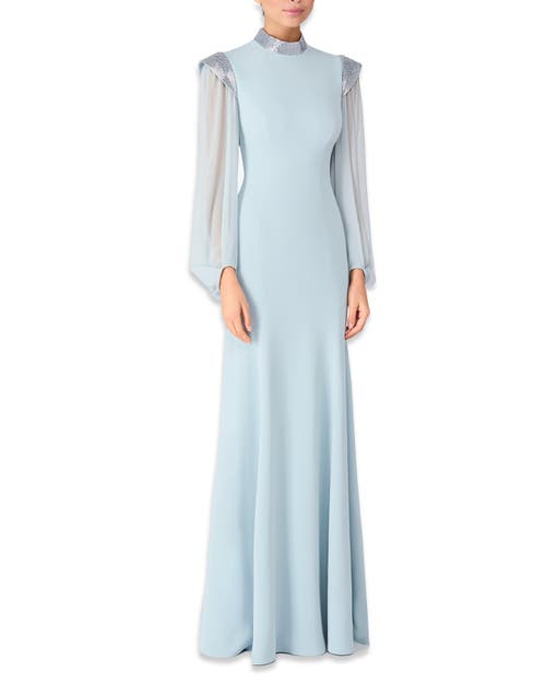 Jenny Packham Isabelle Maxi Dress In Blue