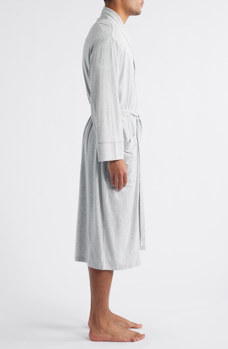 Daniel Buchler Shawl Collar Heathered Cotton & Modal Blend Robe, Alternate, color,