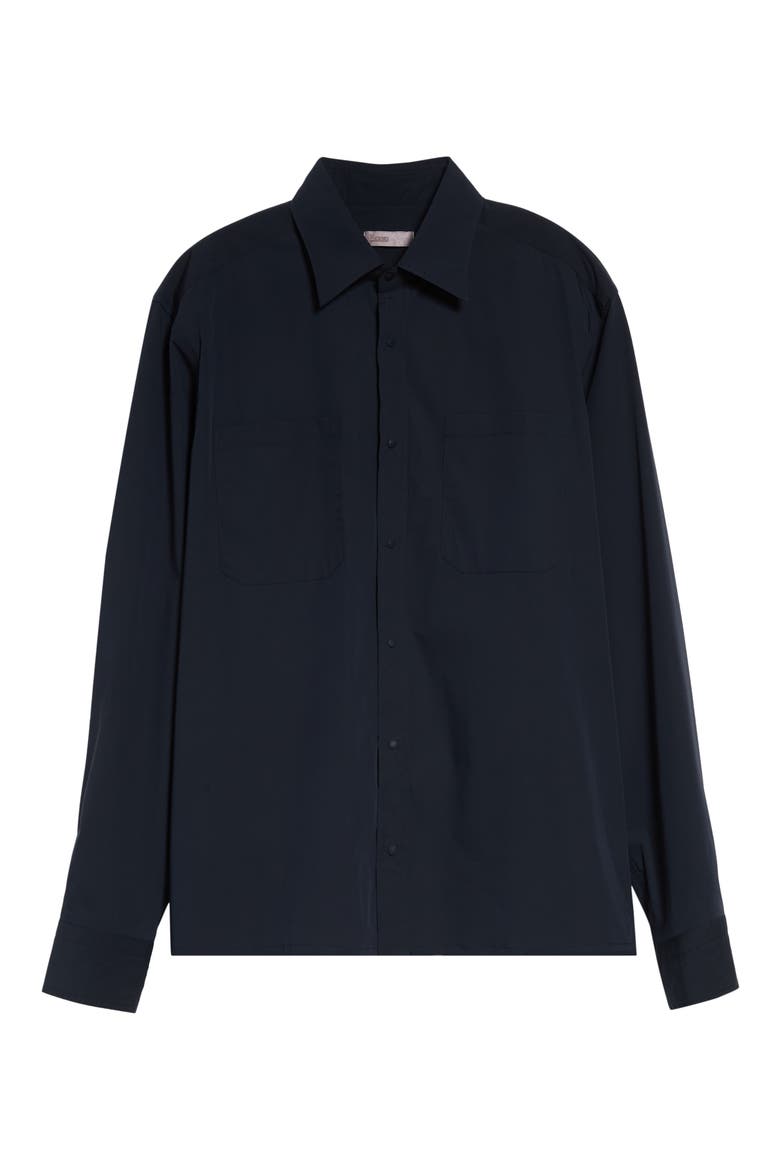 Stretch Modal Shirt Jacket, Alternate, color, 9200 NAVY