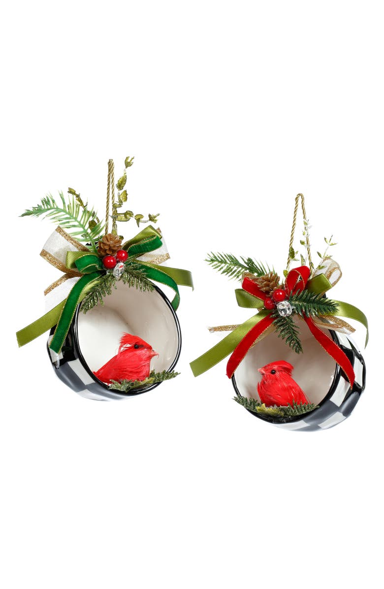 Mark Roberts Cup with Cardinal, Set of 2, Main, color, Red