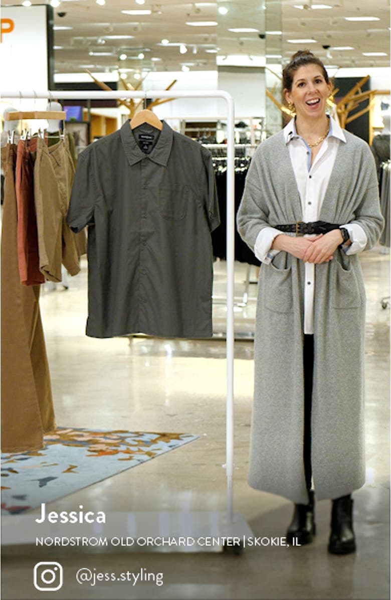 Washed Twill Button-Up Shirt, sales video thumbnail