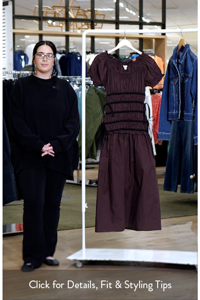 Shirred Bodice Maxi Dress video