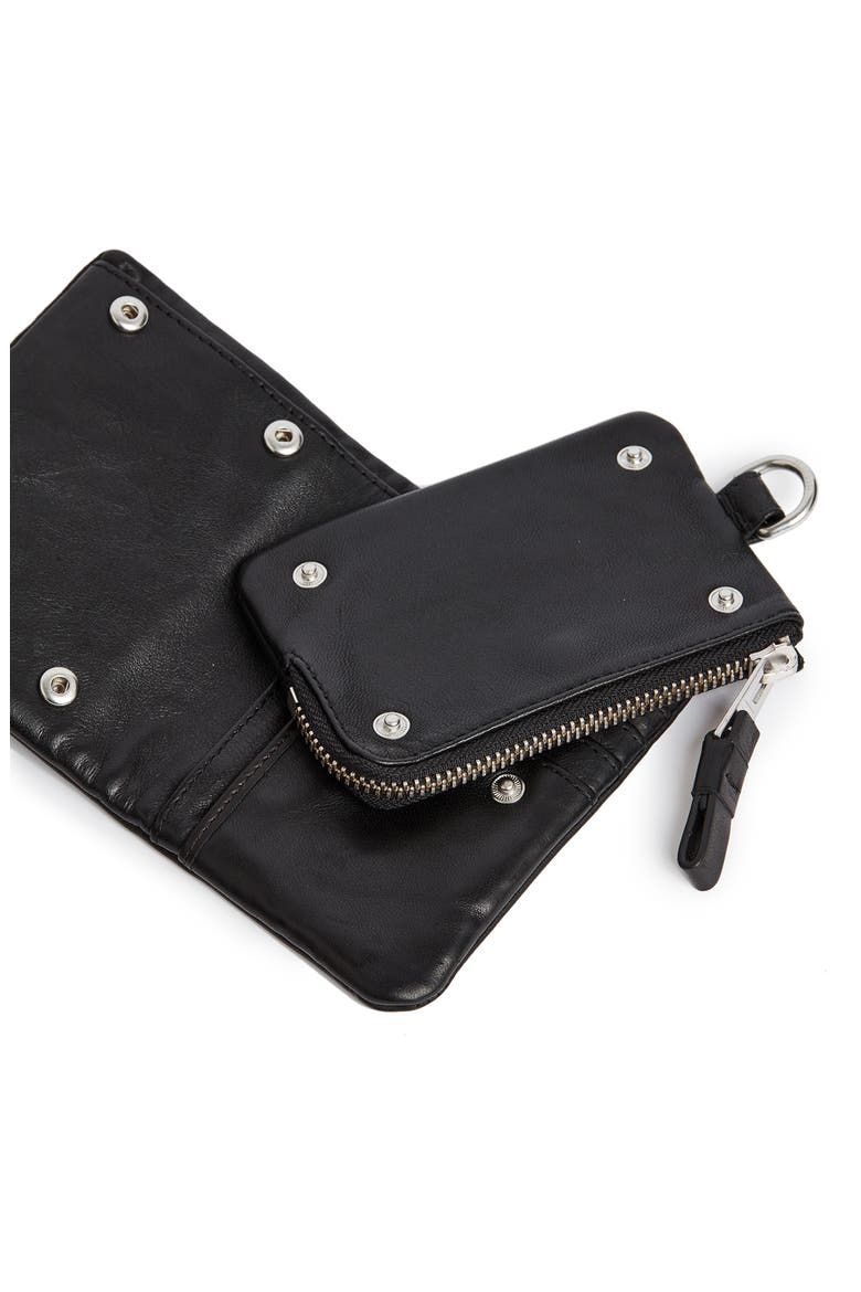 Junction Leather Wallet, Alternate, color, BLACK