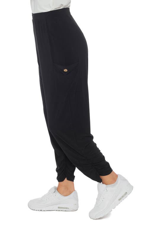 Tash And Sophie Pocket Joggers In Black