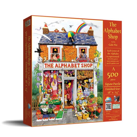 The Alphabet Shop 500 piece Jigsaw Puzzle for Adults