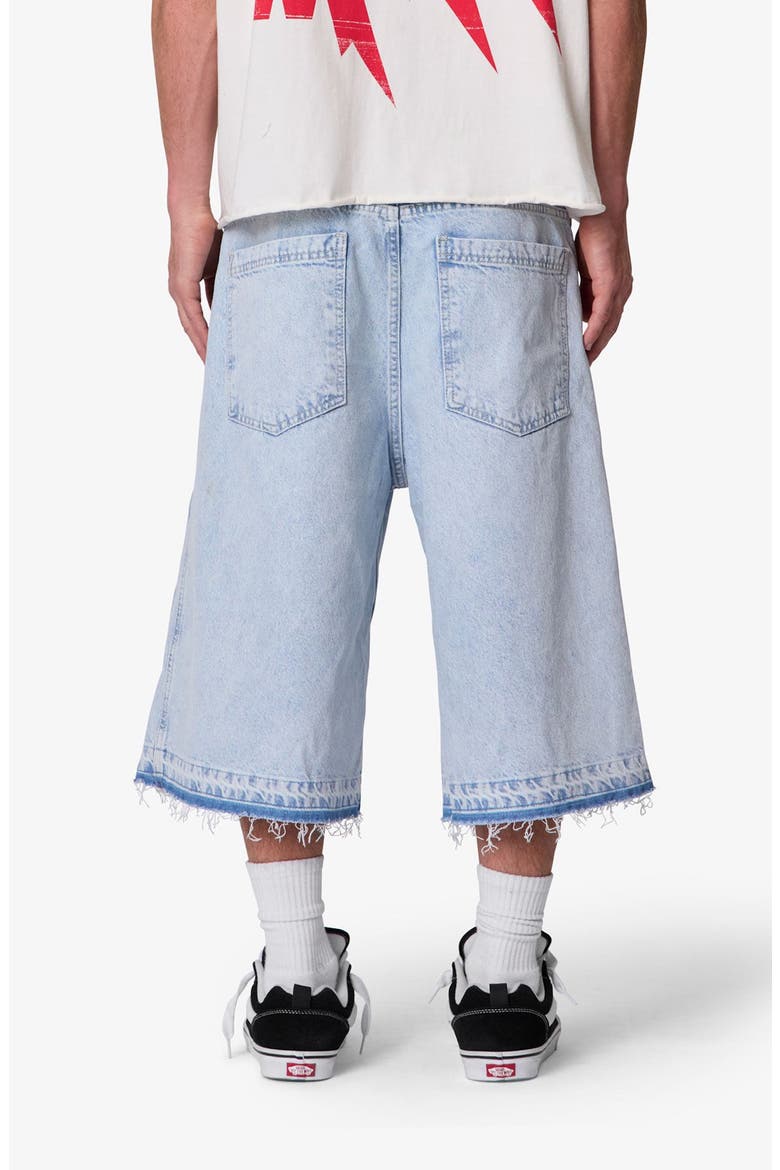 Ultra Baggy Offset Button Crop Jeans, Alternate, color, LIGHT BLUE