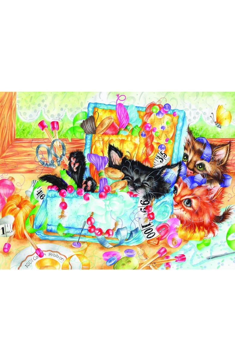 Sunsout Sewing Kits 300 piece Jigsaw Puzzle for Adults, Alternate, color, Multicolor