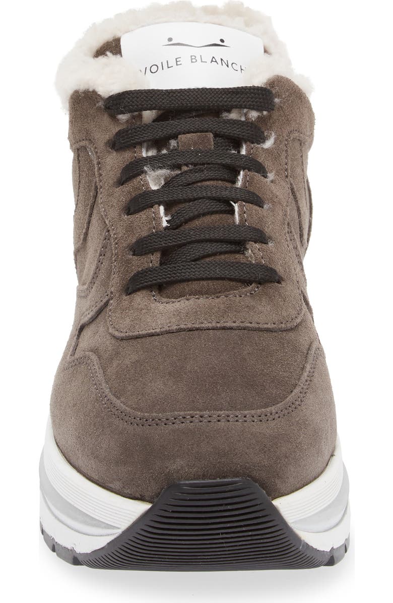Voile Blanche Maran Genuine Shearling & Suede Sneaker, Alternate, color,