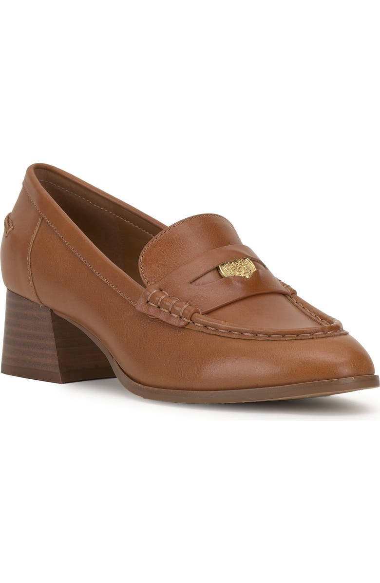Vince Camuto Carissla Loafer Pump, Main, color, Golden Walnut