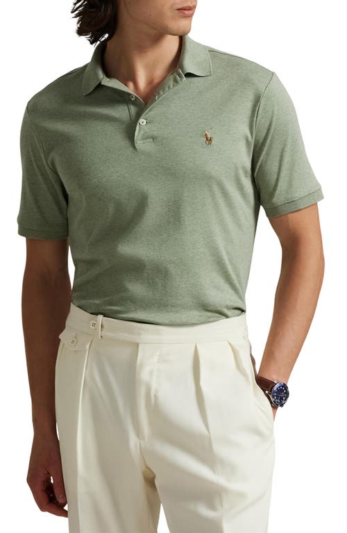 Polo Ralph Lauren Solid Cotton Jersey Polo In Green