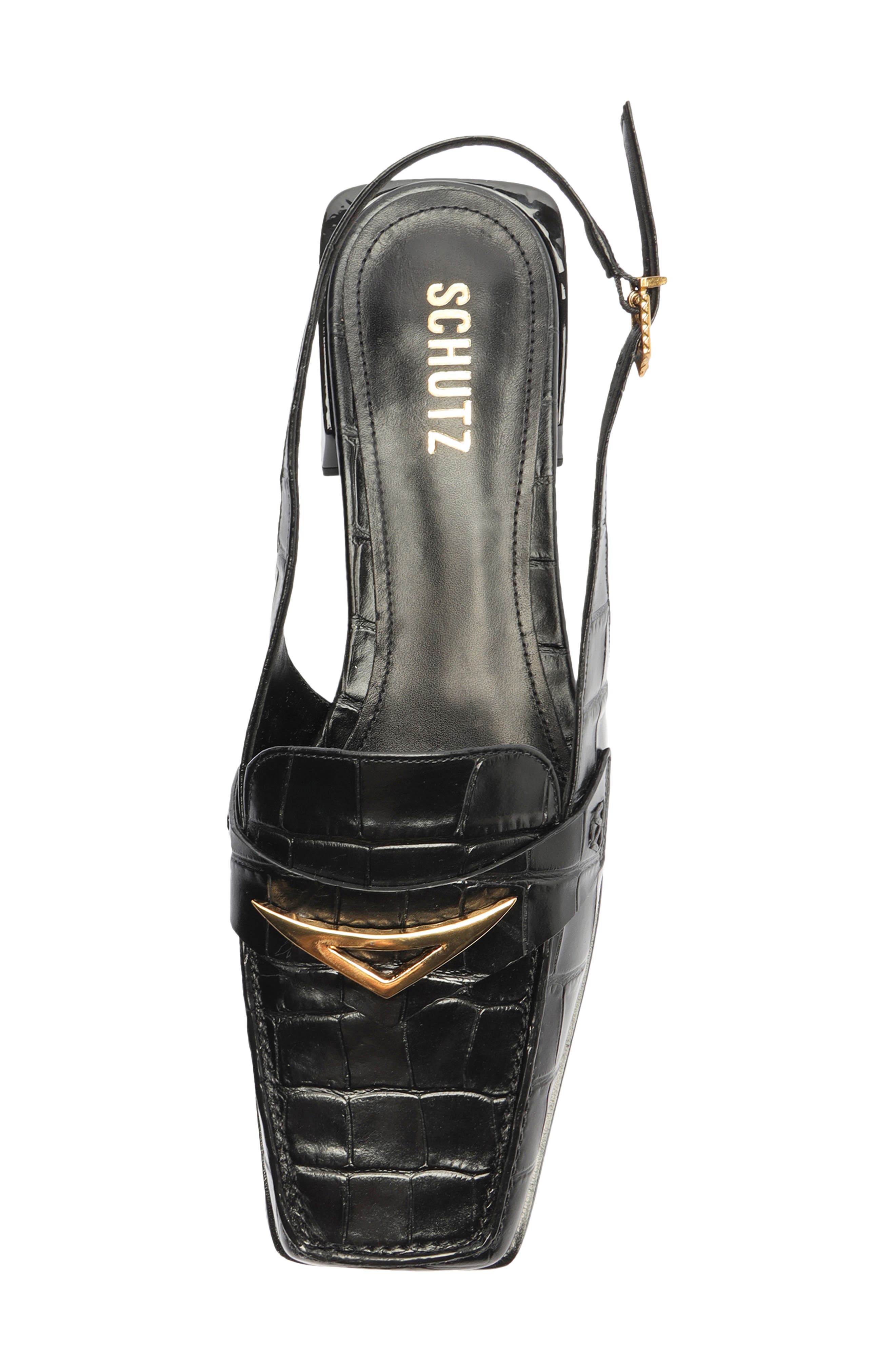 Schutz Arizona Slingback Loafer, Alternate, color, 