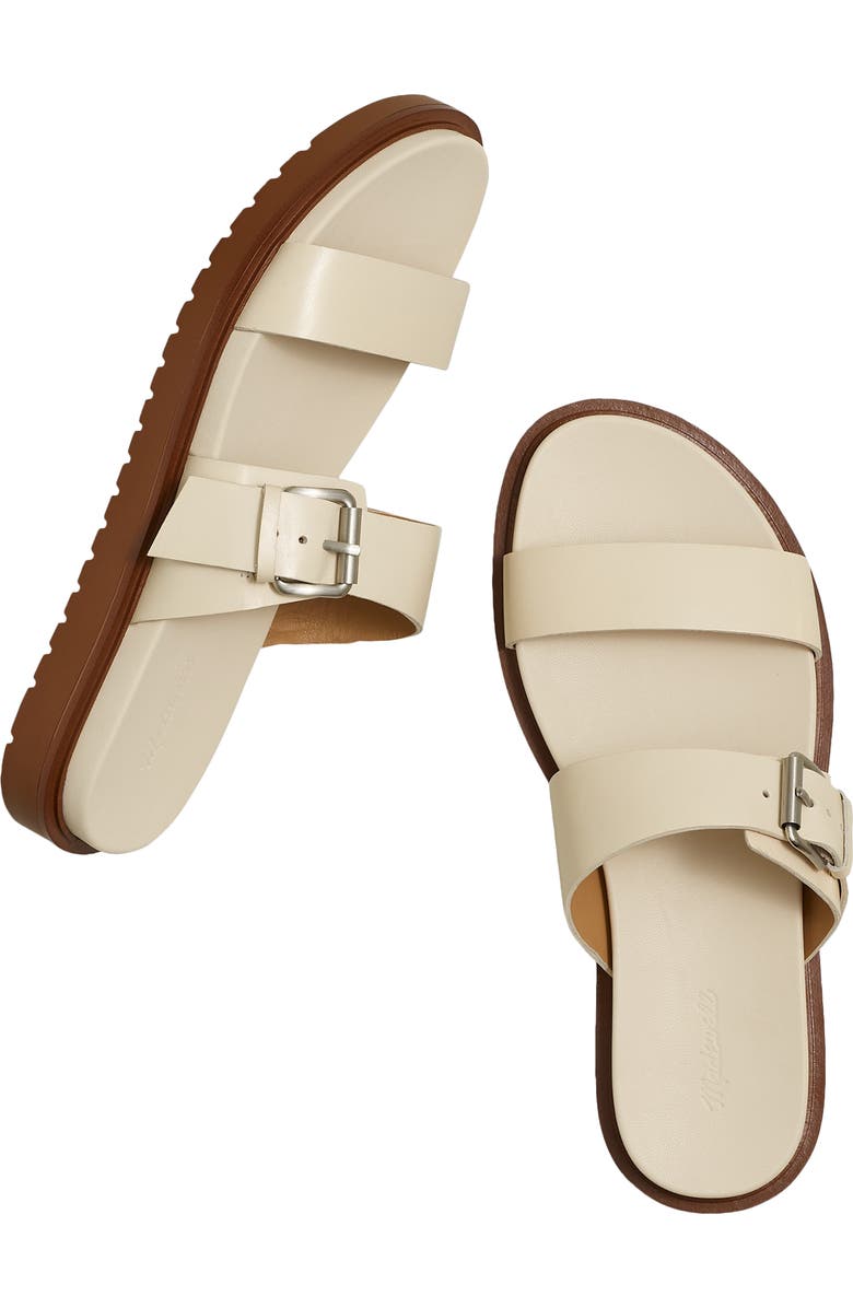 Madewell Maximillian Two Strap Sandal, Alternate, color, Ecru