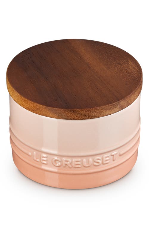 Le Creuset Signature Stoneware 7-ounce Storage Canister In Peche