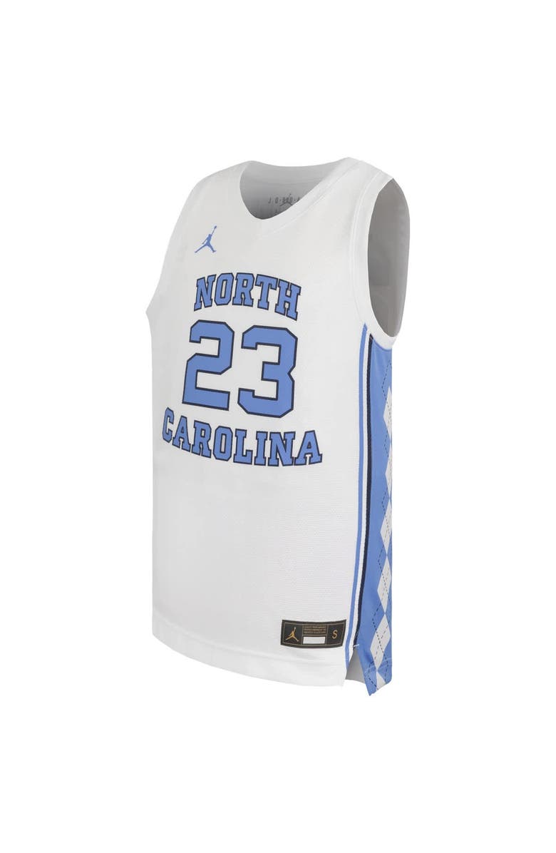 Jordan Brand Youth Jordan Brand Michael Jordan White North Carolina Tar Heels Replica Basketball Jersey, Alternate, color, White