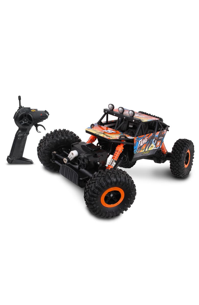 Mean Machines RC Rock Crawler Fang - 116 Scale Battery Operated Radio Control, Main, color, Multicolored