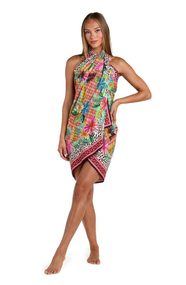Sunshine 79 Paradise Heat Pareo, Alternate, color, Island Multi