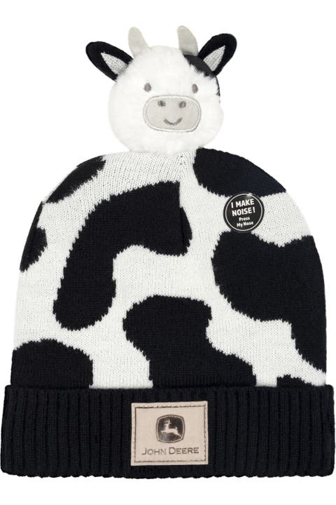 Boys' Pom Pom Beanie Hat with Sound Chip