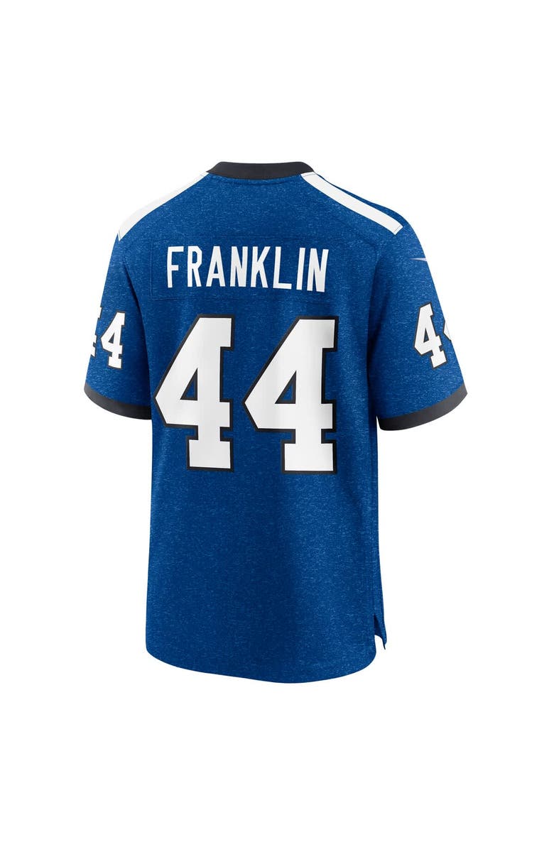 Nike Men's Nike Zaire Franklin Blue Indianapolis Colts Alternate Game Jersey, Alternate, color, 