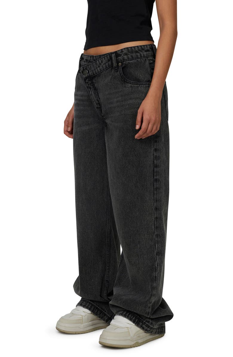 Good For Nothing Baggy Vintage Wash  Denim Jeans, Alternate, color, Black