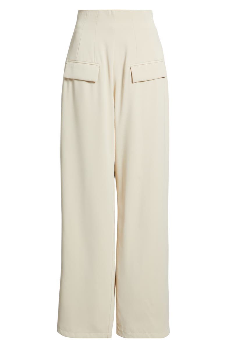 Odd Muse The Ultimate Muse High Waist Wide Leg Pants, Alternate, color, Oat