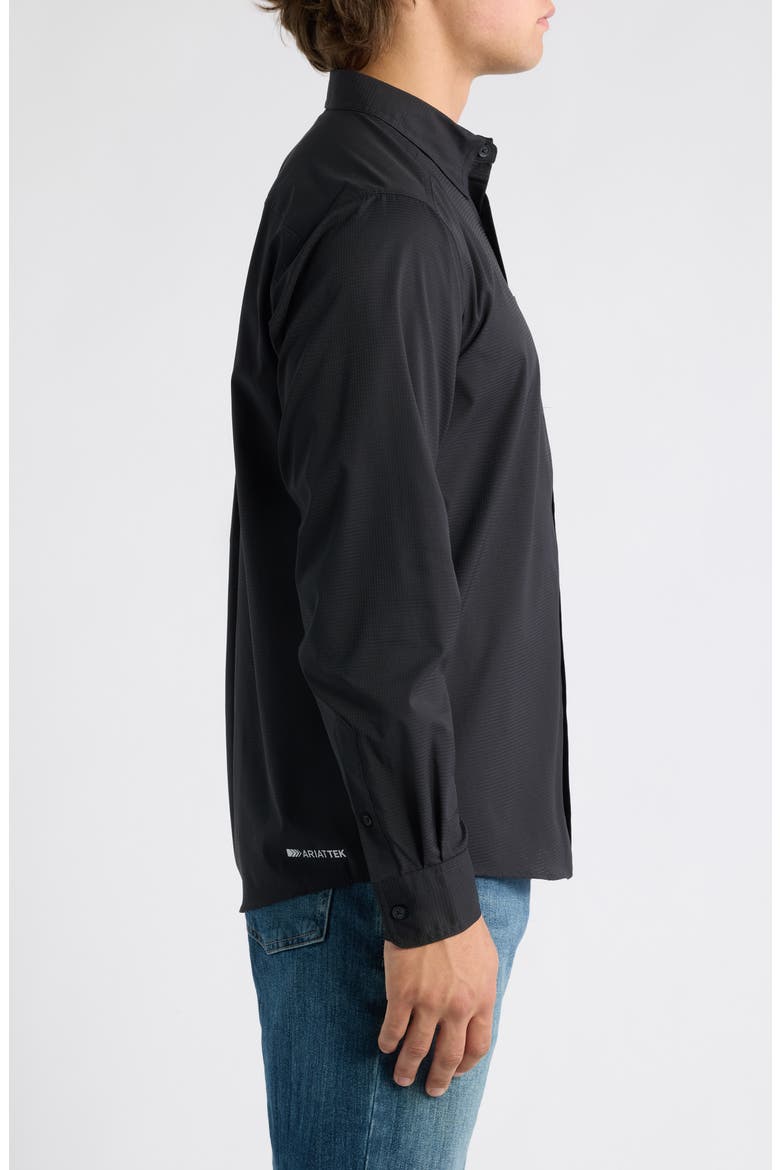 360 Airflow Classic Fit Performance Shirt, Alternate, color, BLACK