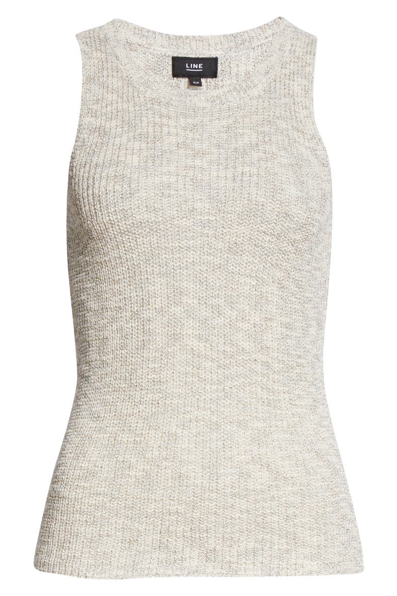 LINE Sweater Tank, Alternate, color, OAT MILK