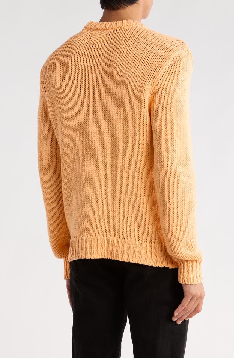 Obey Phim Tape Yarn Sweater, Alternate, color, Cantaloupe