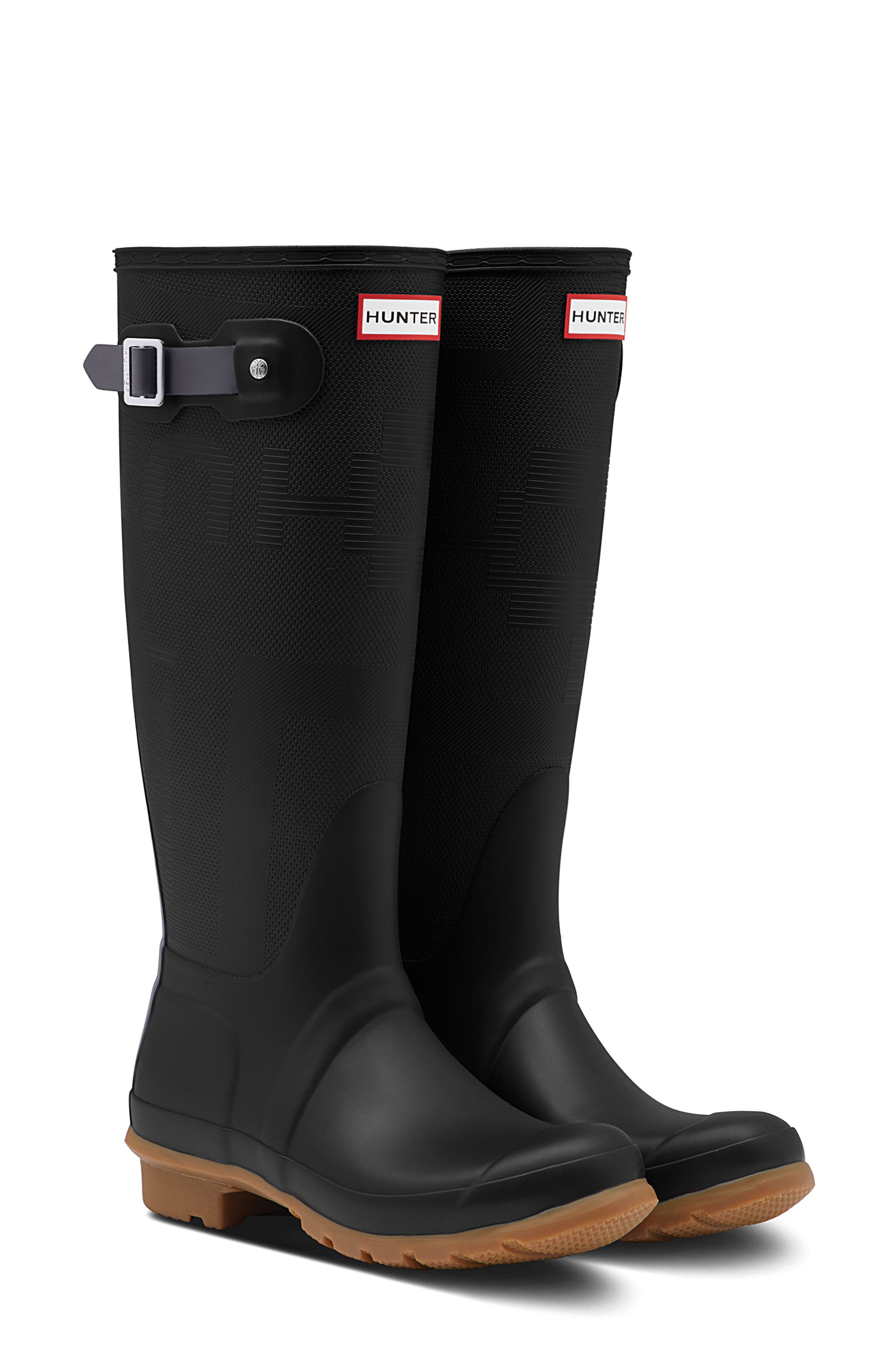 Hunter Original Tall Waterproof Rain Boot, Main, color, 