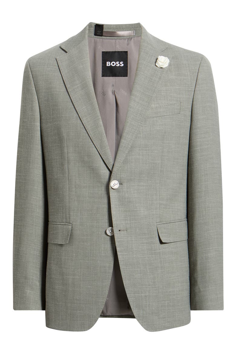 H-Hutson-263 Slim Fit Sport Coat, Main, color, OPEN GREEN