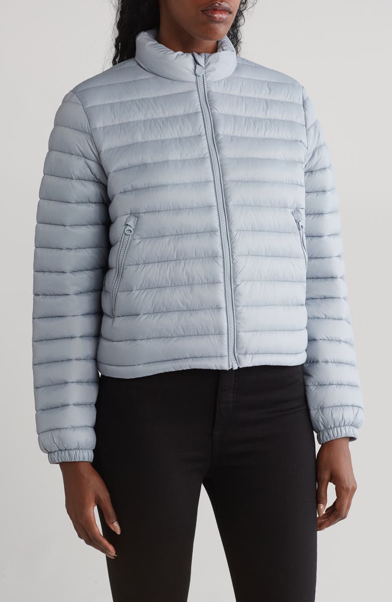 Save The Duck Neha Channel Quilt Puffer Jacket, Alternate, color,