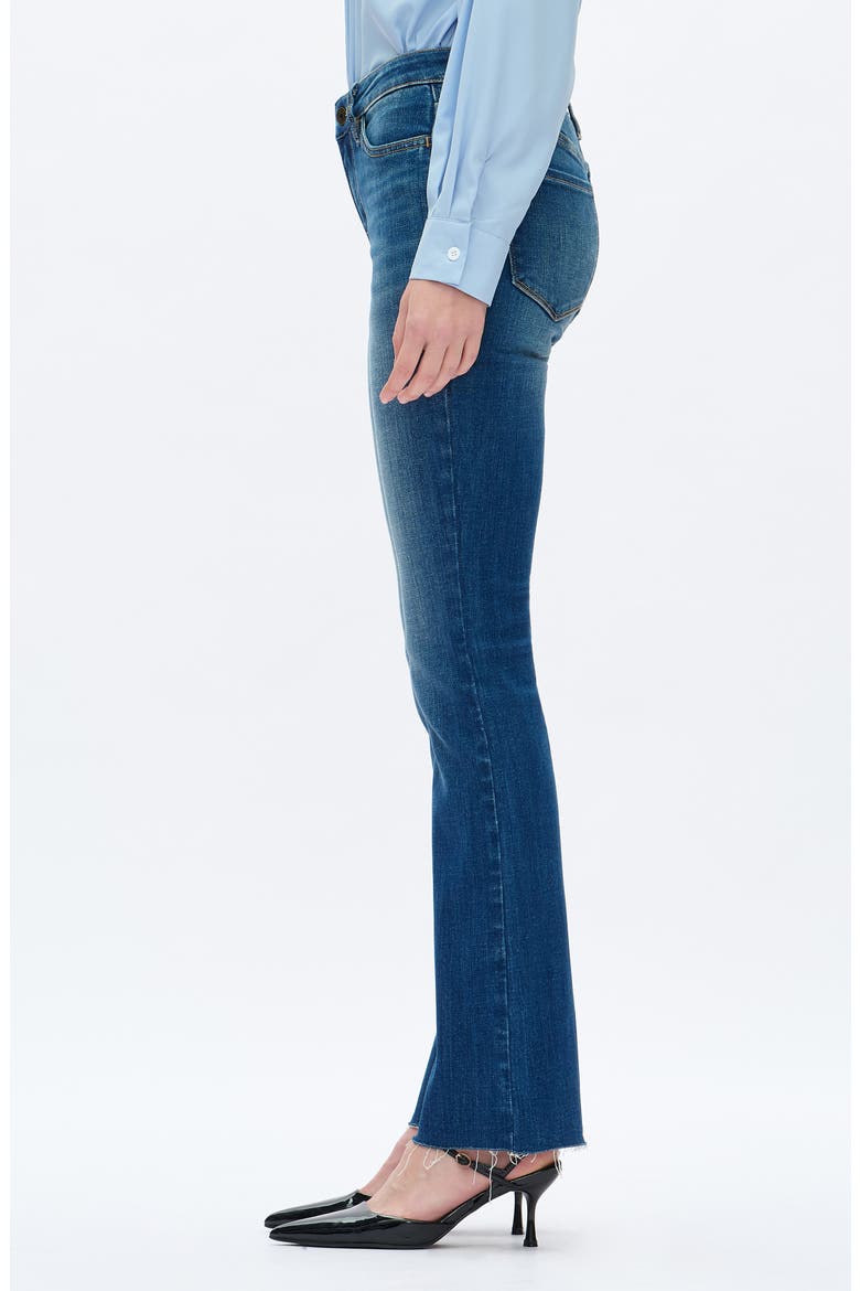 Low Rise Bootcut Jeans, Alternate, color, DARK BLUE