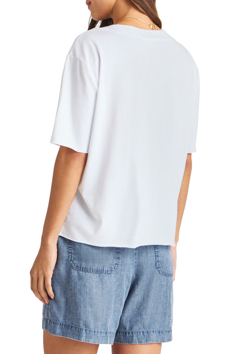 Splendid Kacey V-Neck T-Shirt, Alternate, color, White