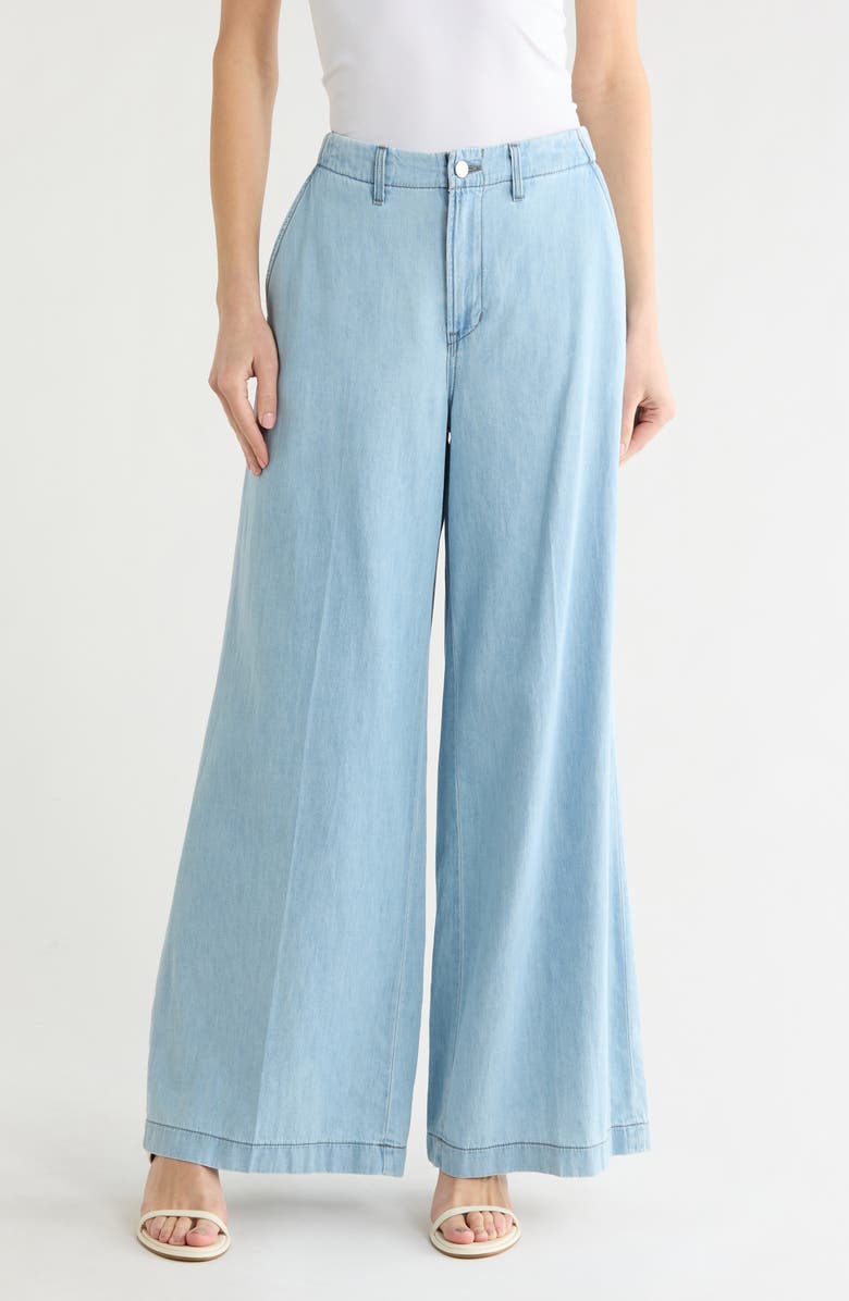 L'AGENCE Runa High Waist Wide Leg Pants, Main, color, Lozano