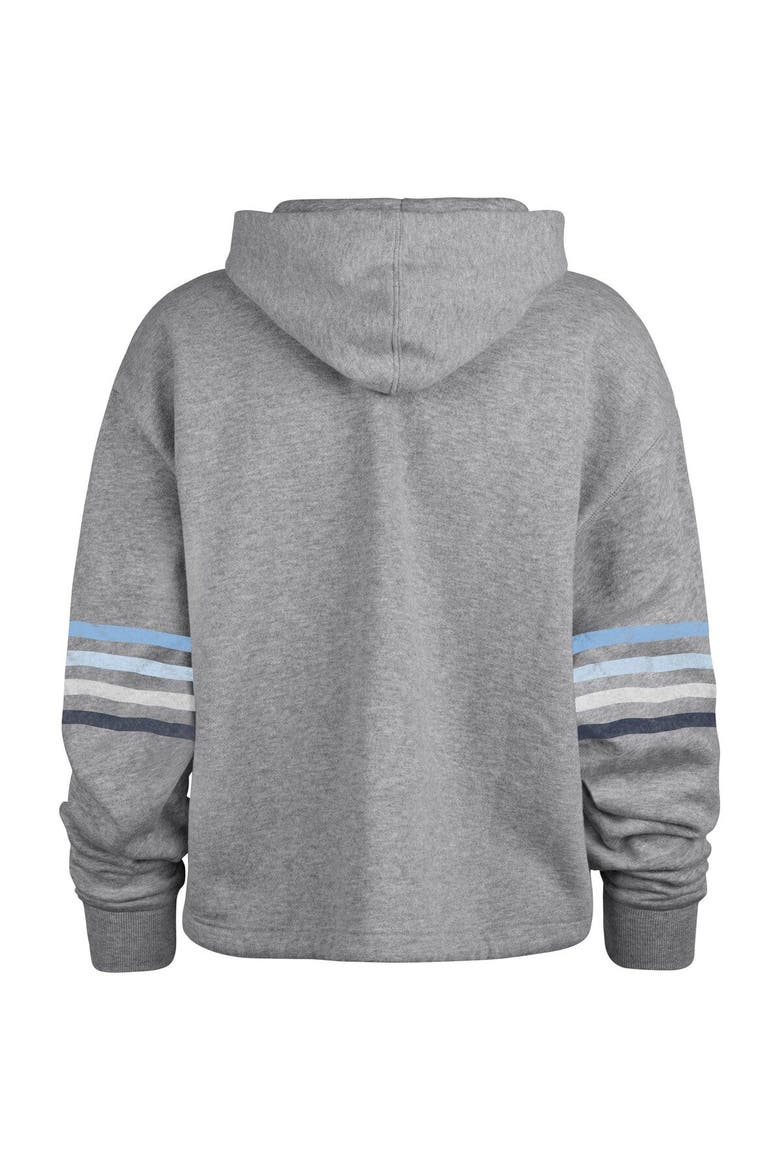 Women's '47 Heather Gray Tennessee Titans Upland Bennett Pullover Hoodie, Alternate, color, Heather Gray