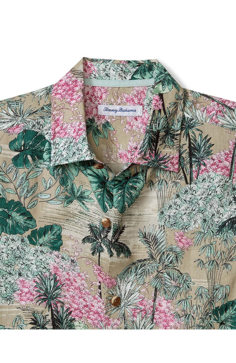 Tommy Bahama Catalina Coast Short Sleeve Linen Button-Up Shirt, Alternate, color, Spring Meadow