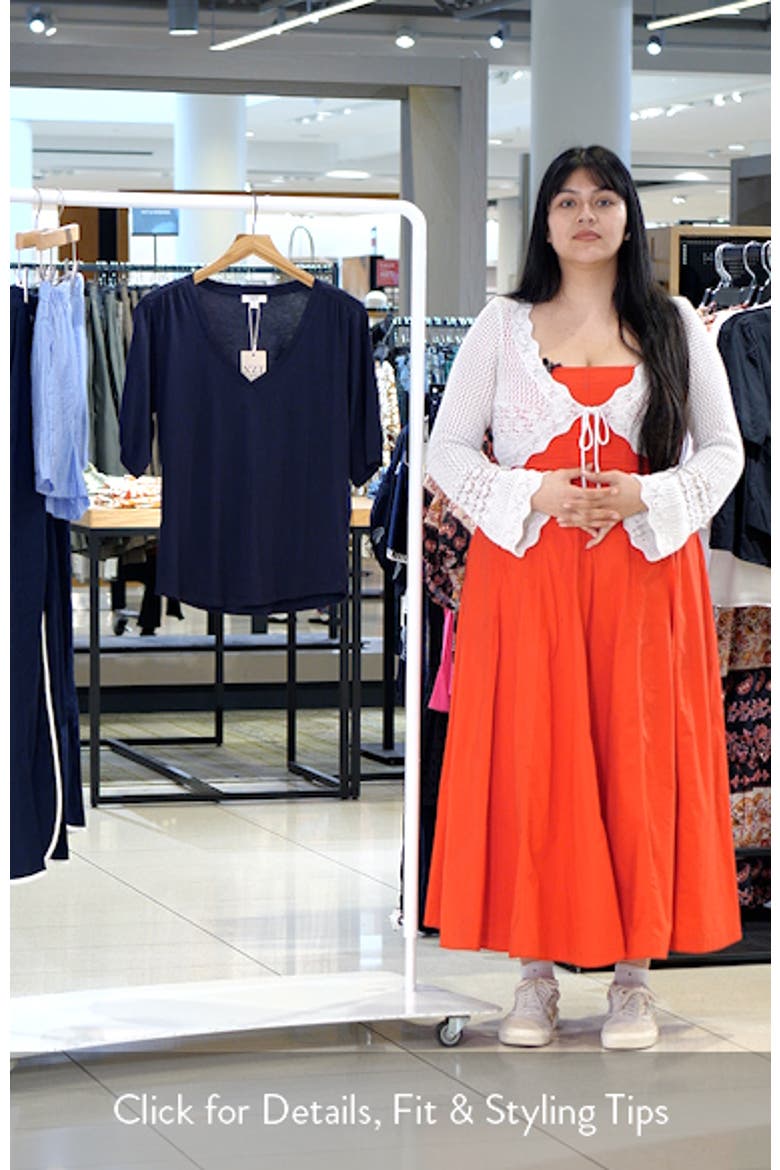 Puff Sleeve Cotton T-Shirt video