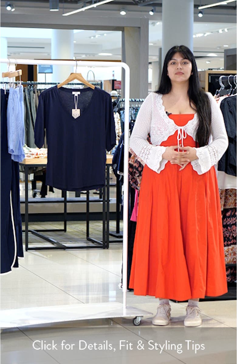 Puff Sleeve Cotton T-Shirt, sales video thumbnail