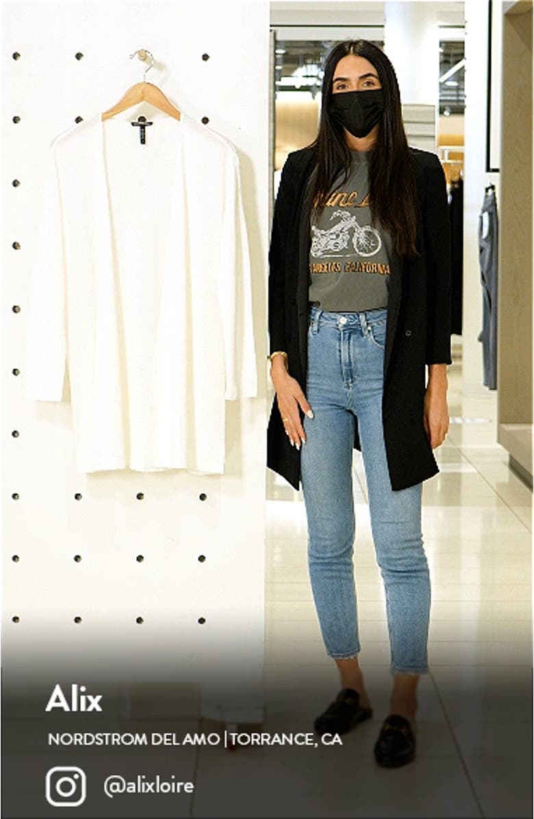 Boxy Open Front Cardigan, sales video thumbnail