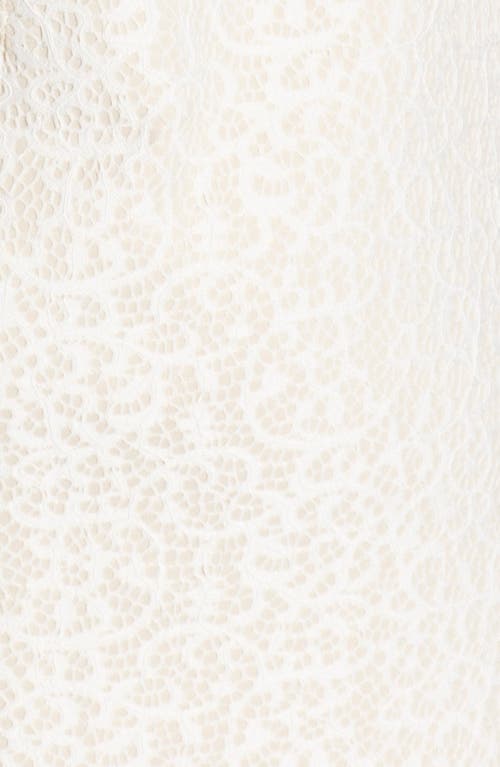 Ted Baker London 'marsham' Lace Tunic In Cream