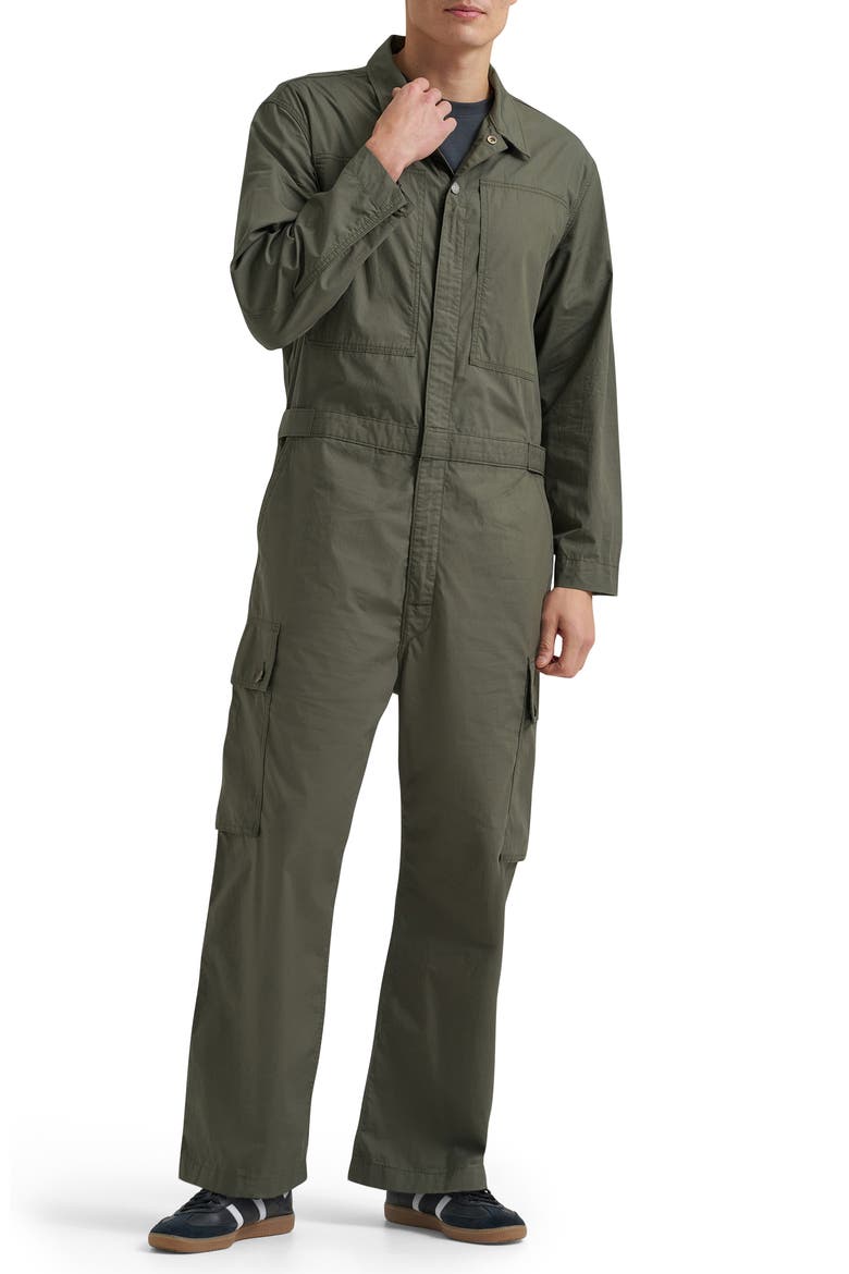 Parachute Unionall Jumpsuit, Main, color, OAK MOSS