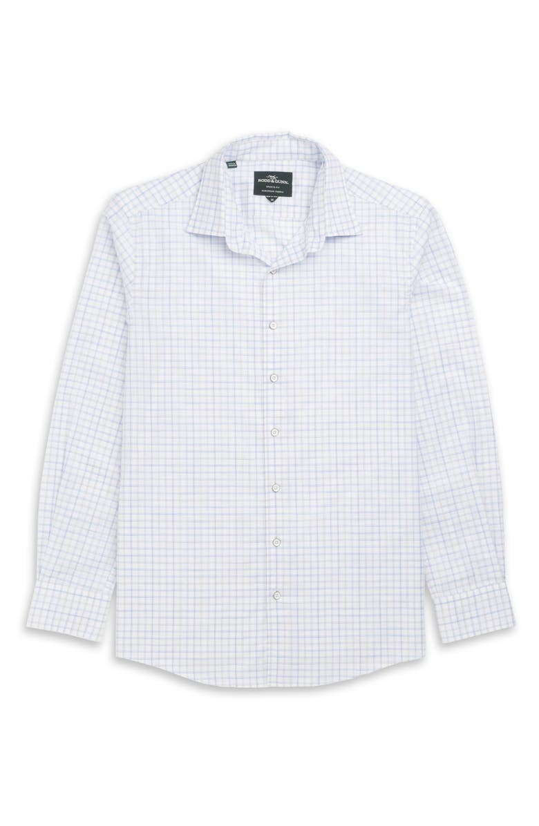 Rodd & Gunn Mount Victor Check Cotton & Linen Button-Up Shirt, Alternate, color,