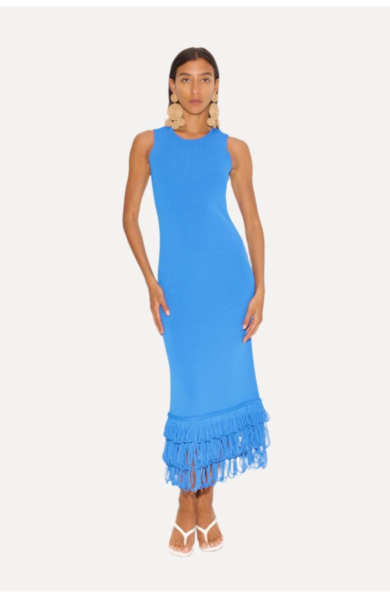 SIMONMILLER Albers Knit Dress, Main, color, Vivid Sky