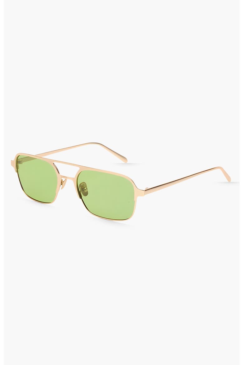 Jimmy Aviator Polarized Sunglasses, Alternate, color, Green