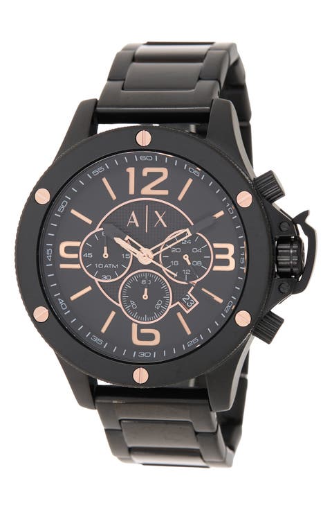 A I X ARMANI EXCHANGE Men's Wellworn Bracelet Watch, 48mm