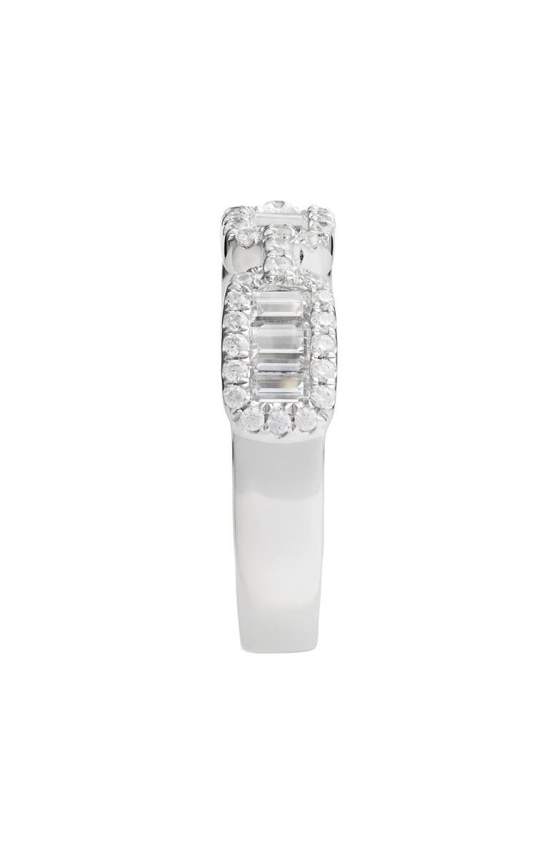 Lafonn Half-Eternity Baguette Ring, Alternate, color,