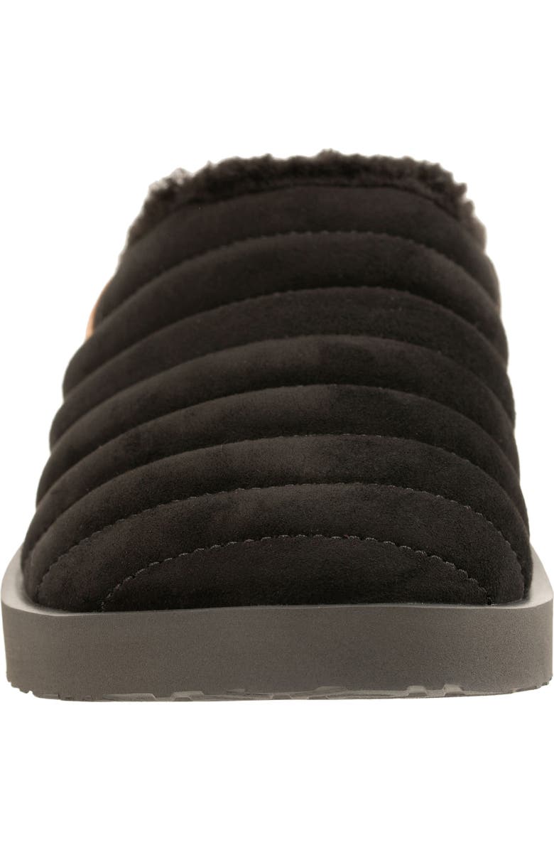 Revitalign Aspen Valley Faux Fur Lined Slipper, Alternate, color, Black